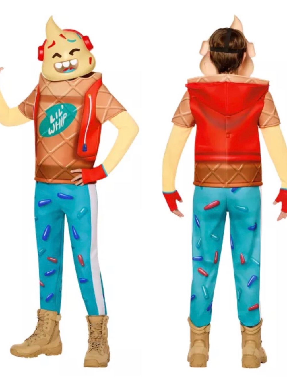 Spirit Fornite Lil Whip Ice Cream Cone Costume